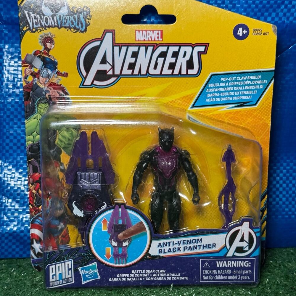 Marvel Avengers Epic Hero Venom Versus Series Anti Venom Black Panther